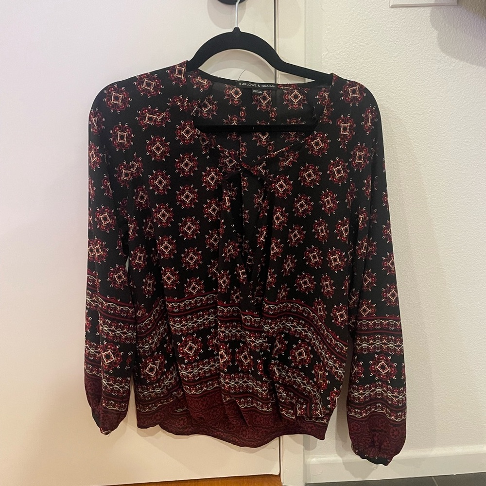 Harlowe and Graham long sleeve shirt